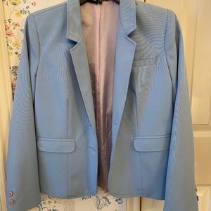 Vintage 1980s Baby blue blazer & matching skirt